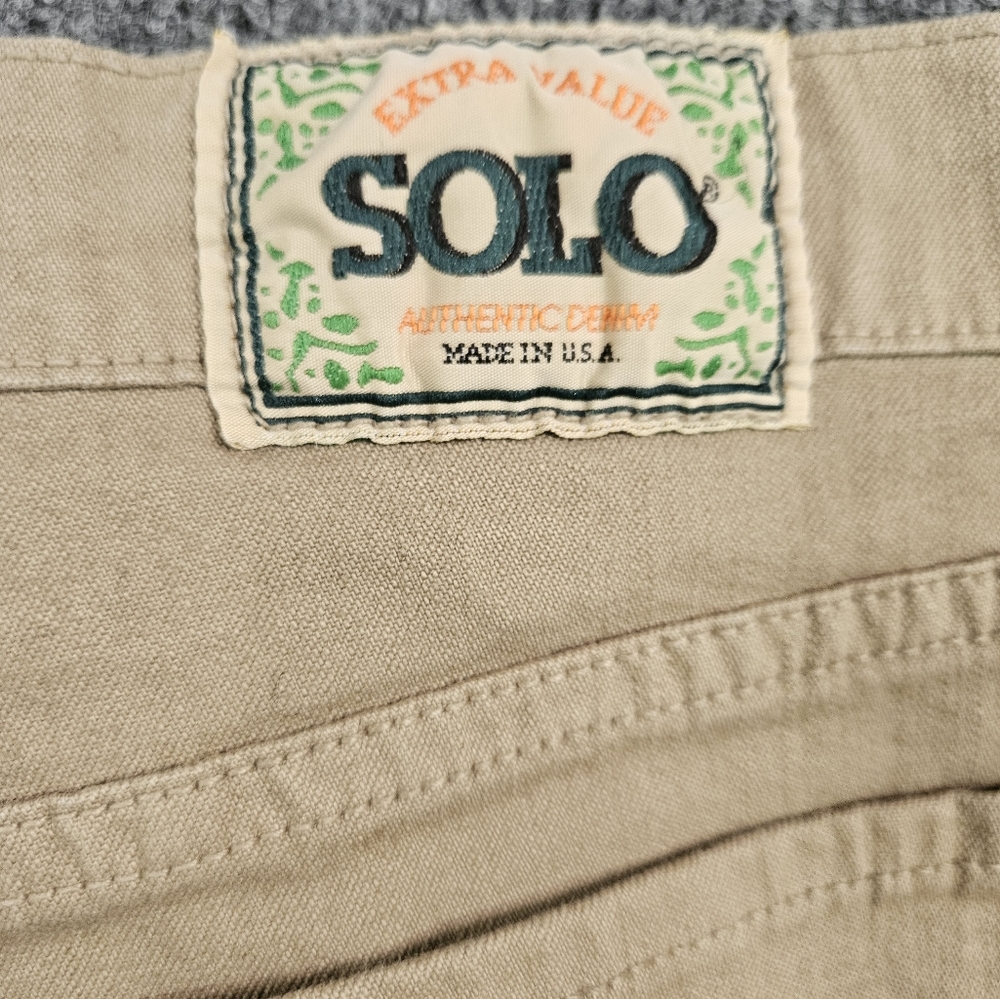 Solo jean Company Men's Cakey Size 36 Jeans